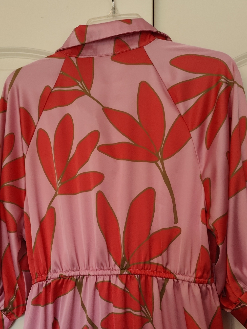 Karlie Palm Knot Shirt Midi Dress - Picture 8 of 11